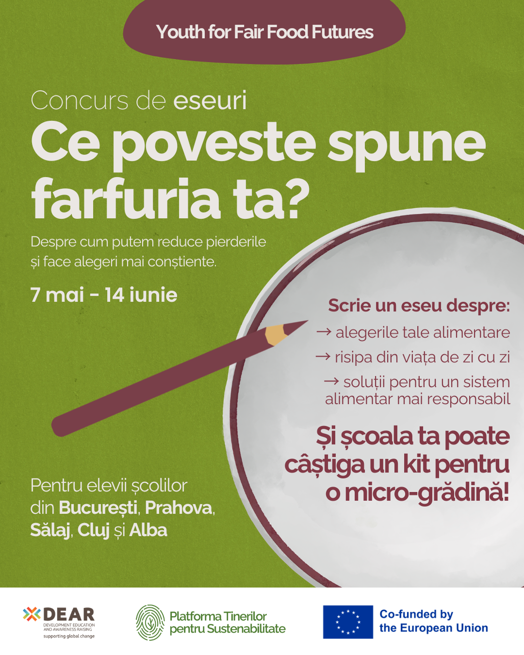 Imagine articol Metodologie de organizare a concursului de eseuri creative Youth for Fair Food Futures